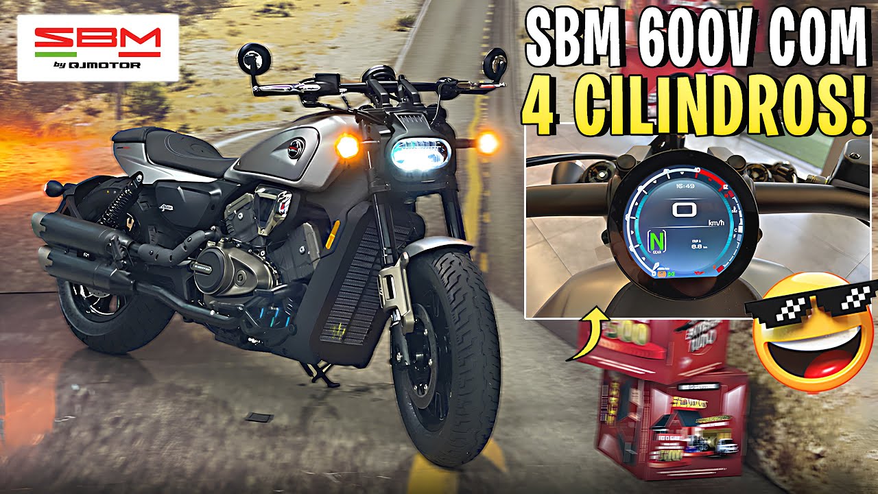 🔥NOVA SBM 600V NAS LOJAS! PREÇO, DETALHES E O RONCO DESSA MOTO INCRÍVEL!