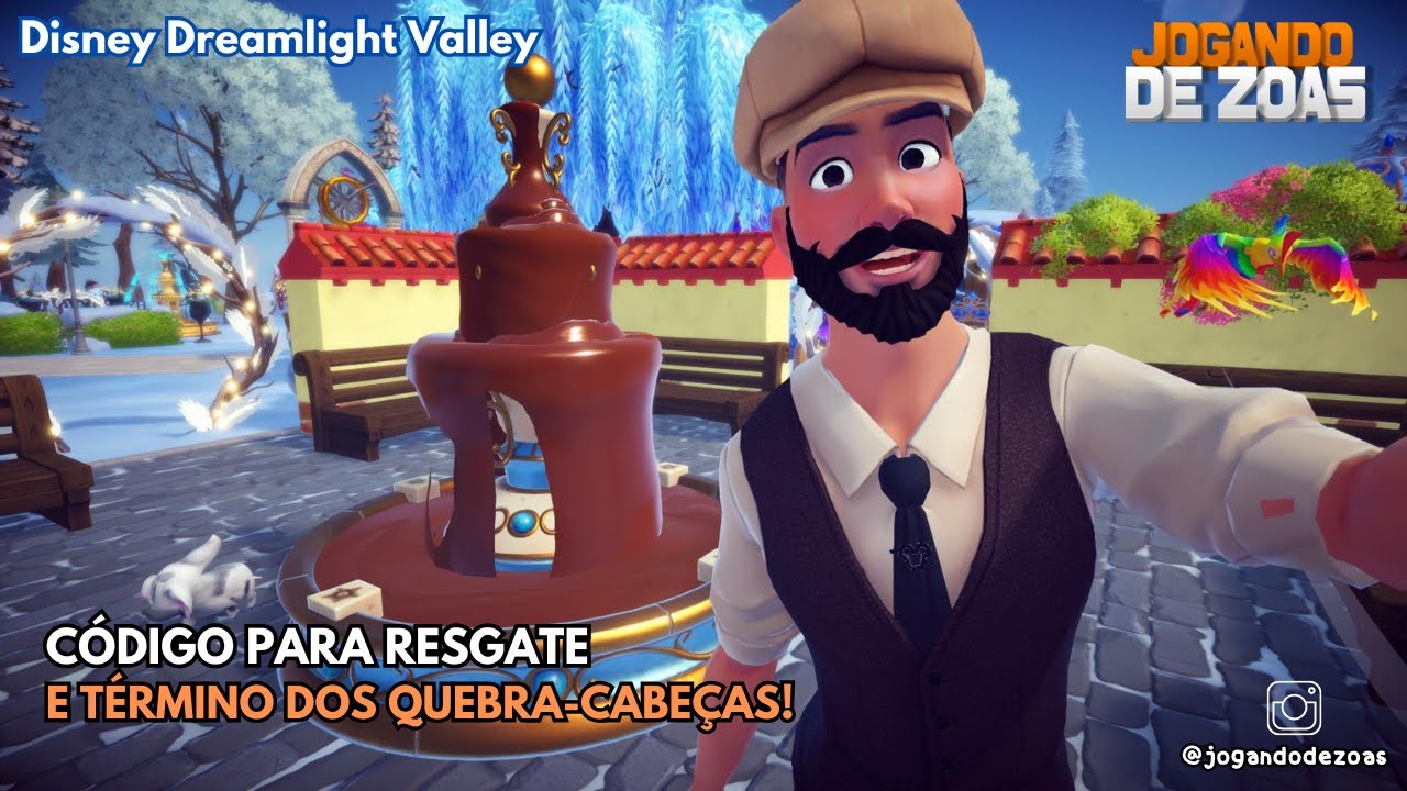 Dreamlight Valley - CÓDIGO DE RESGATE + TÉRMINO DE QUEBRA-CABEÇAS!