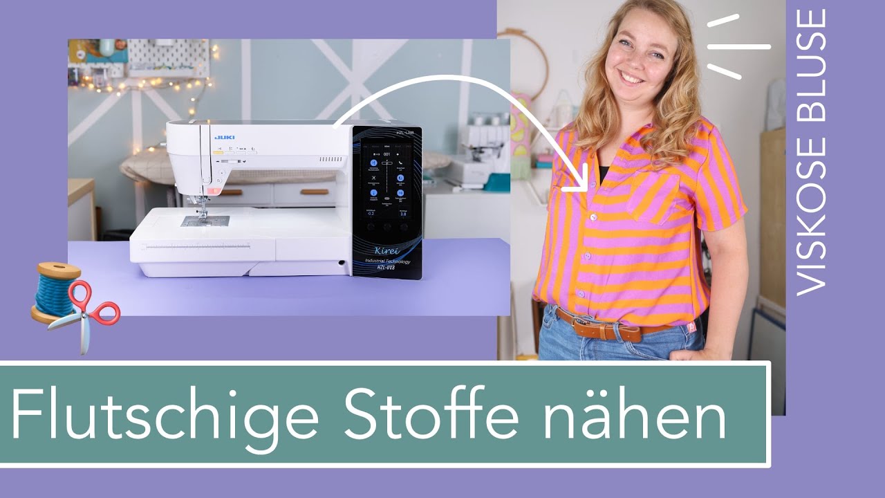Viskose & feine Stoffe nähen – meine Näh-Tipps