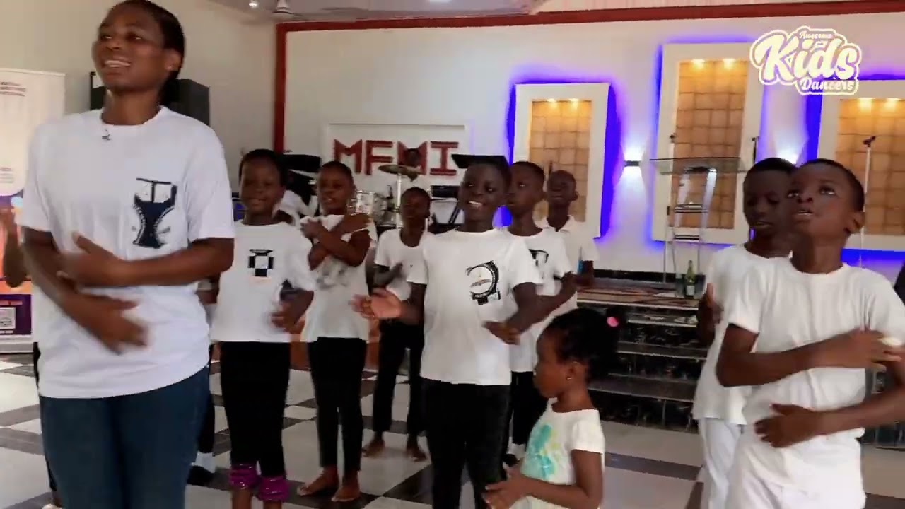 Eben_Oil on my head Remix(Awesome kids Dancers) x Mercy Chinwo #dance #music