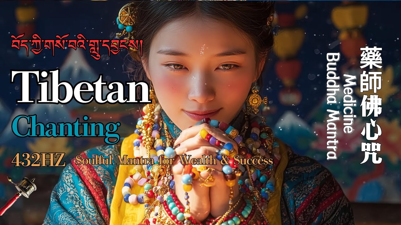 Healing Tibetan Chant | Medicine Buddha Mantra: Eliminate Karma & Disease, Fulfill Wishes #疗愈佛乐 #药师佛