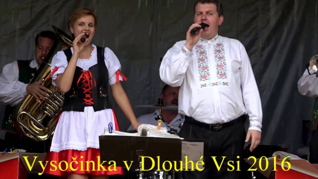 Vysočinka v Dlouhé Vsi (HB) 2016. Úžasné vystoupení s novou polkou.