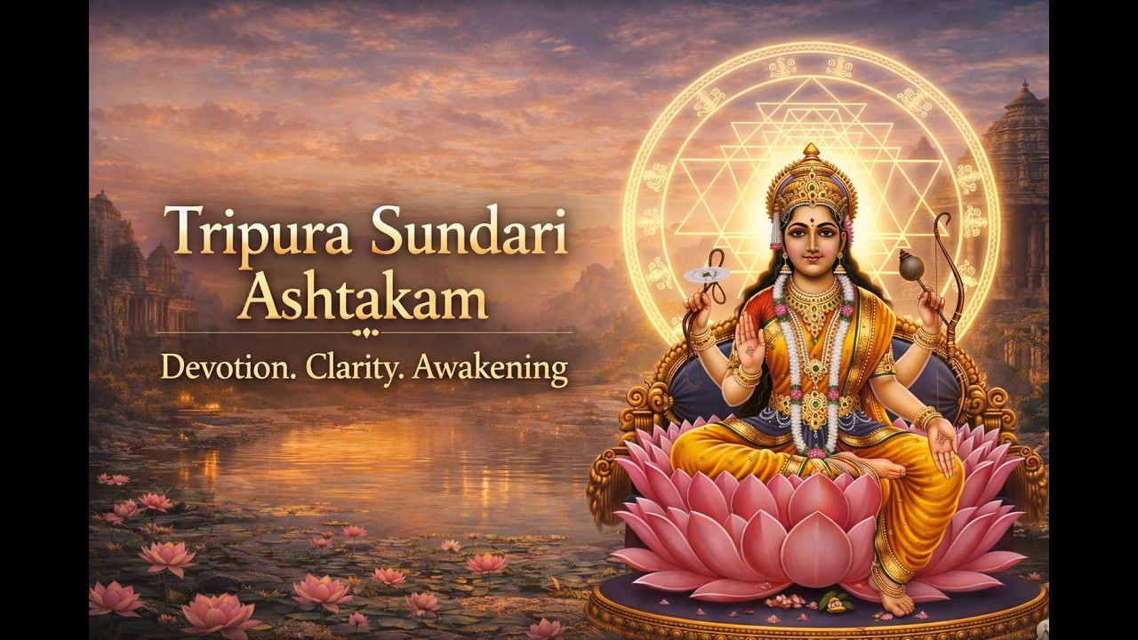 Tripura Sundari Ashtakam | Divine Mother’s Grace & Protection | Adi Shankaracharya Stotram