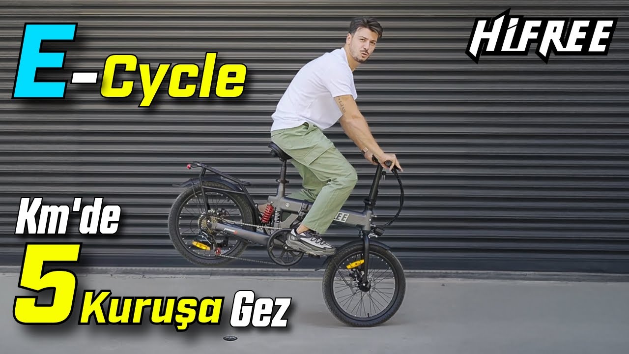 Benzin Kullanmadan Gezmek / HiFree E-Cycle  Elektrikli Bisiklet