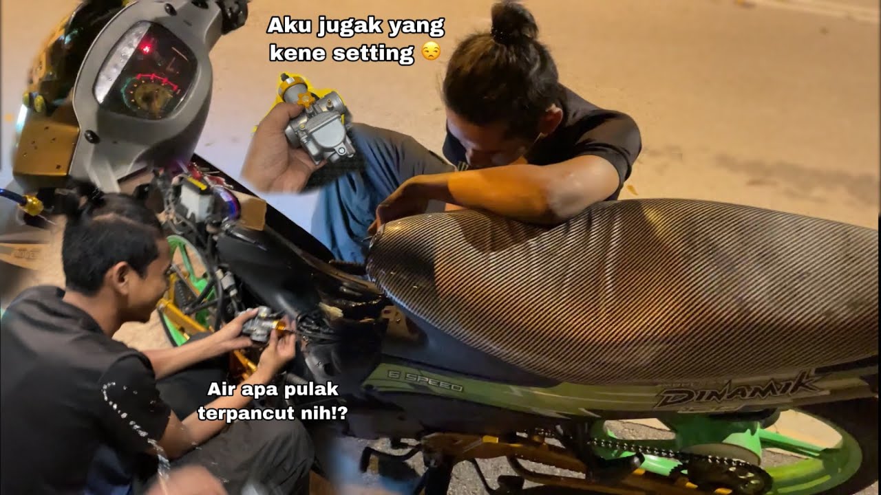 Kasi Sarung Carb NSR Pulak Dekat Cik Dina | Pehhh PADU!