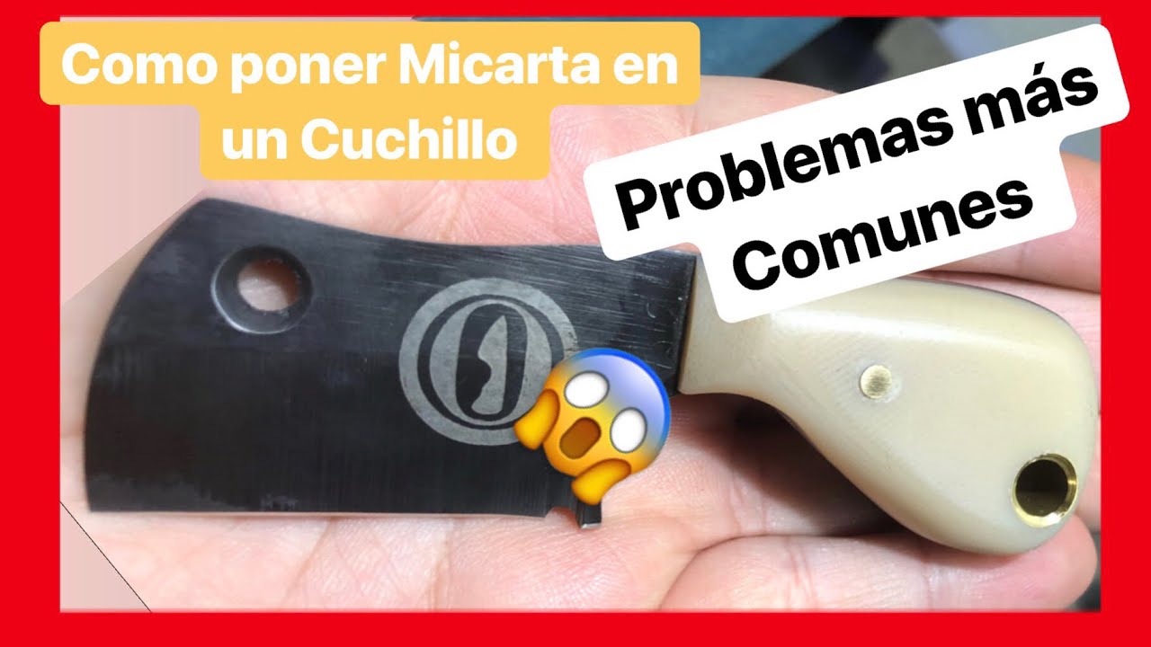 ✅ CUCHILLOS | Como poner EMPUÑADURA de  MICARTA  👉 Problemas Más Comunes