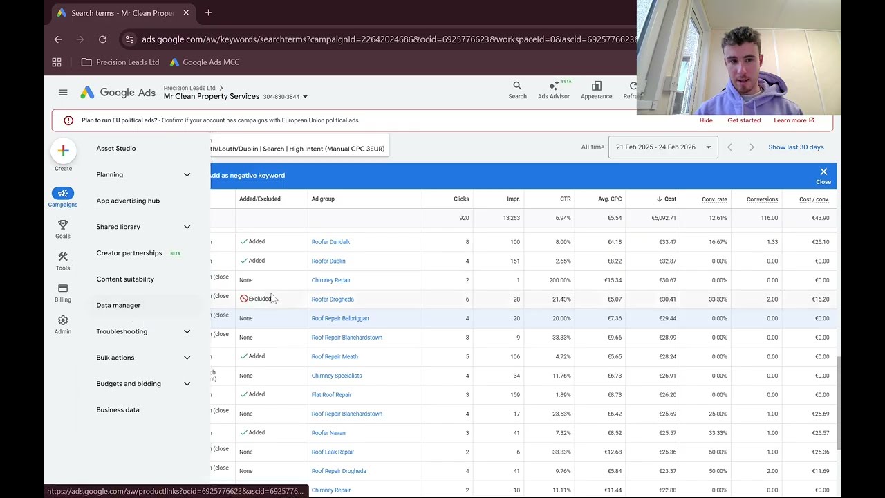 Save A TON Of Google Ads Budget With These Negative Keywords