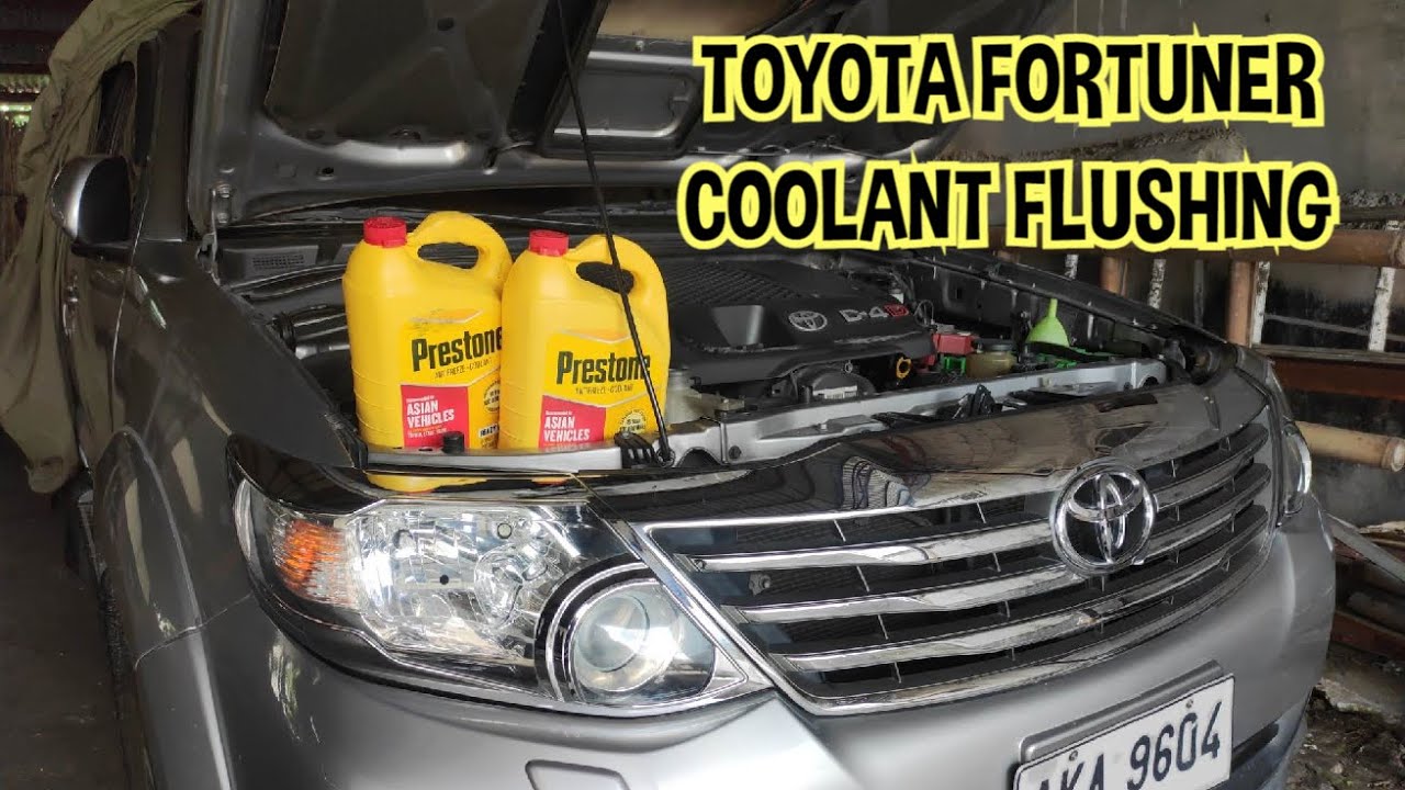 Coolant Flushing ng toyota fortuner bakit hindi ganun kadali - Prestone Coolant