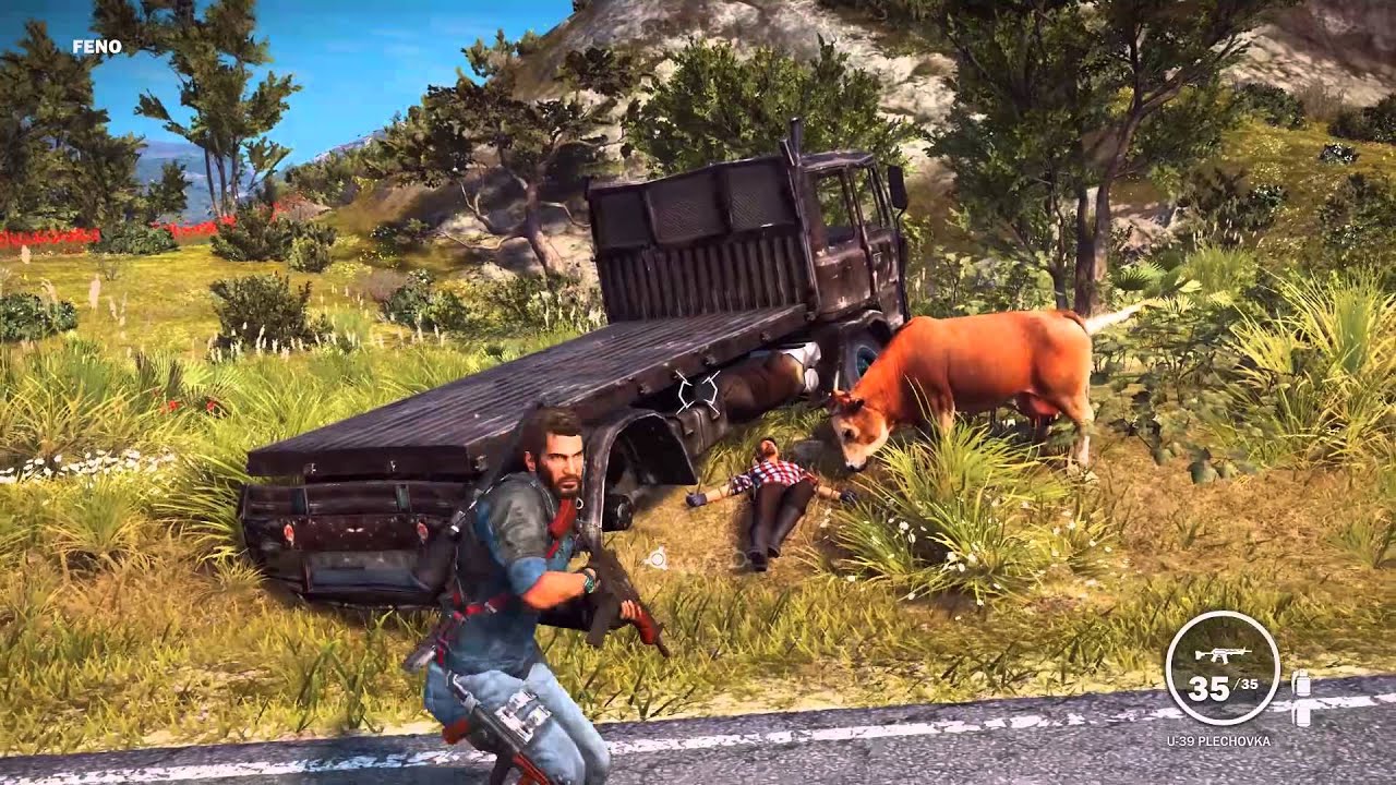 Just Cause 3 - Explosive Cow Fart