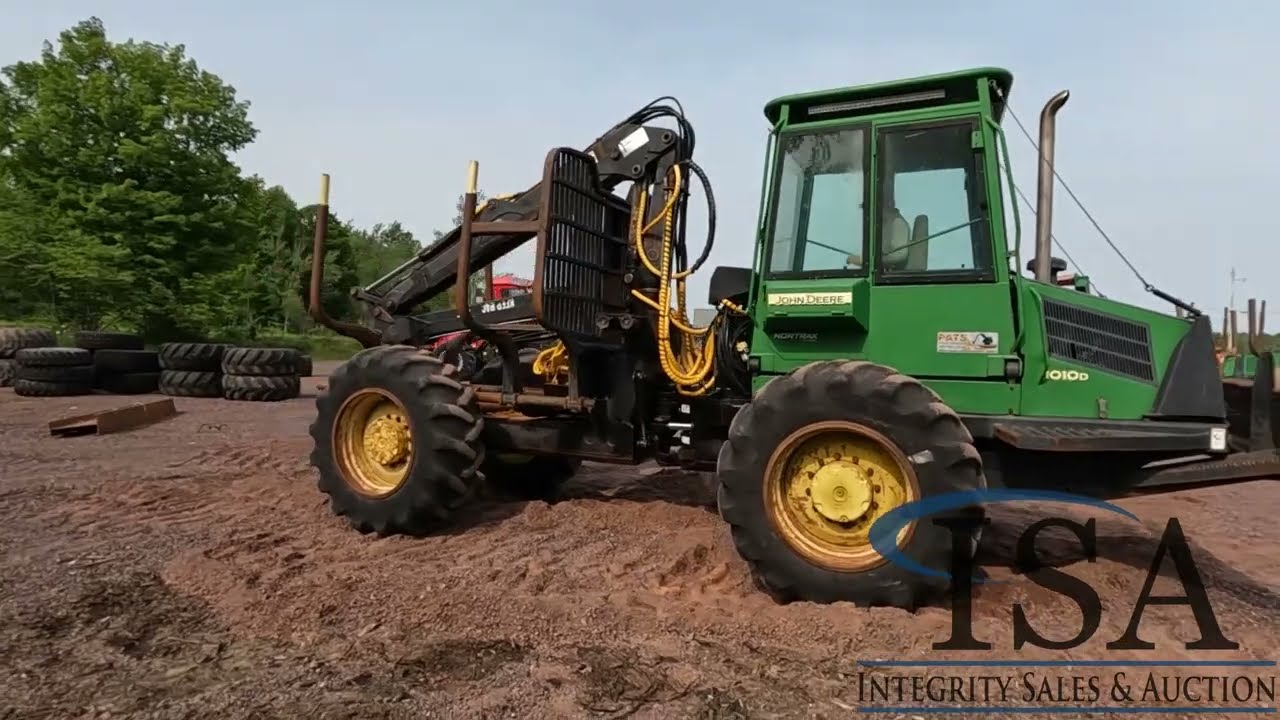 1452 - 2005 John Deere 1010D Forwarder Will Be Sold At Auction!