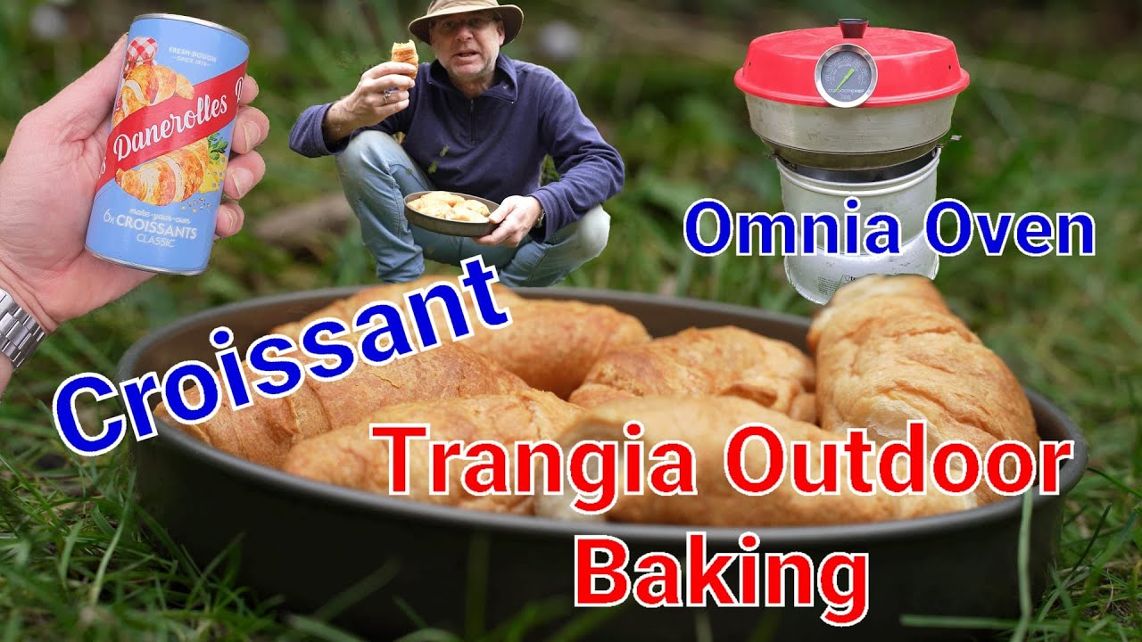 Trangia outdoors baking: Croissant Trangia Storm cooker / Omina oven