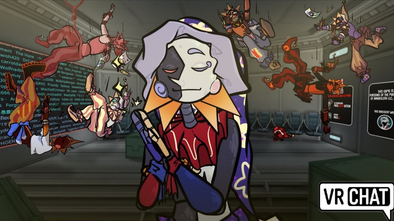 Ruin and his friends play among us?! In (VRChat) 