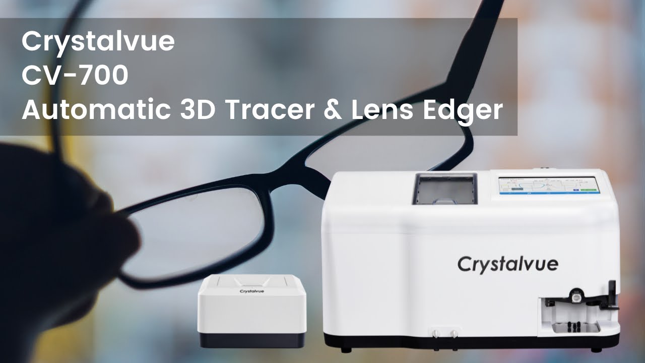 Crystalvue CV-700 Automatic 3D Tracer and Patternless Lens Edger