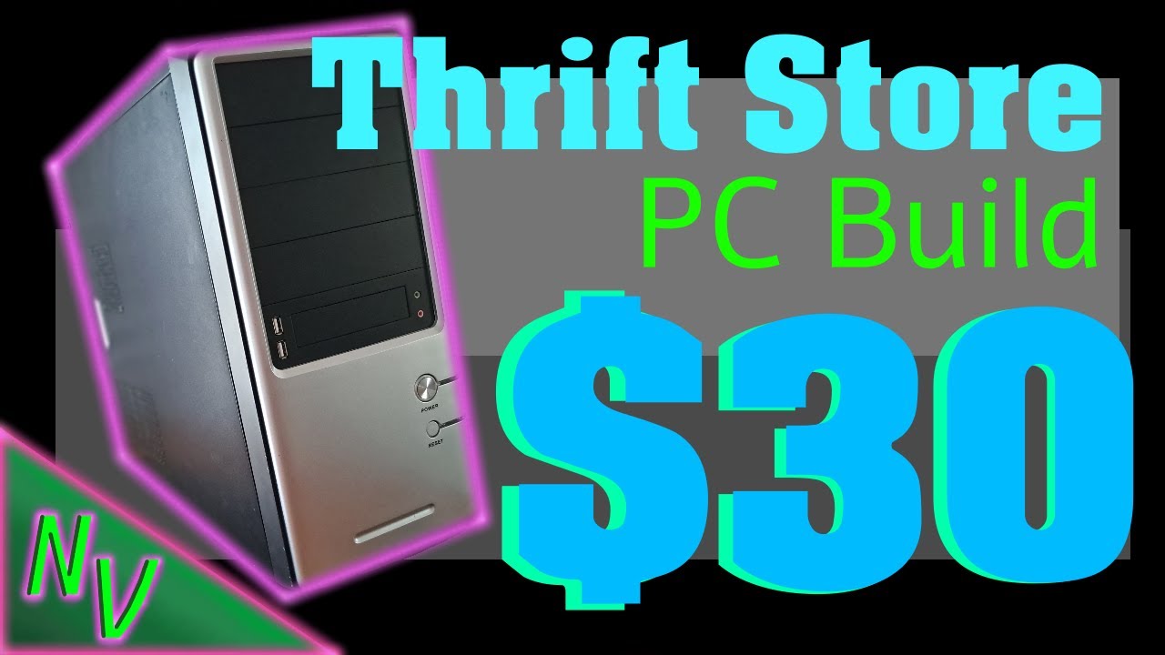 Thrift Store Computer Build | Trash or Treasure? - Teardown and power test.