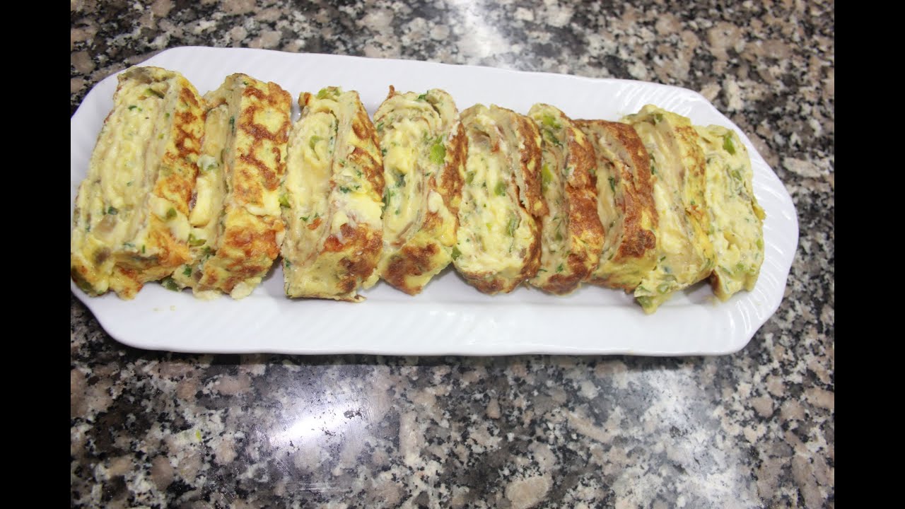 omelette au fromage اكلة في 5 دقائق إقتصادية كوجبة عشاء سريعة التحضير