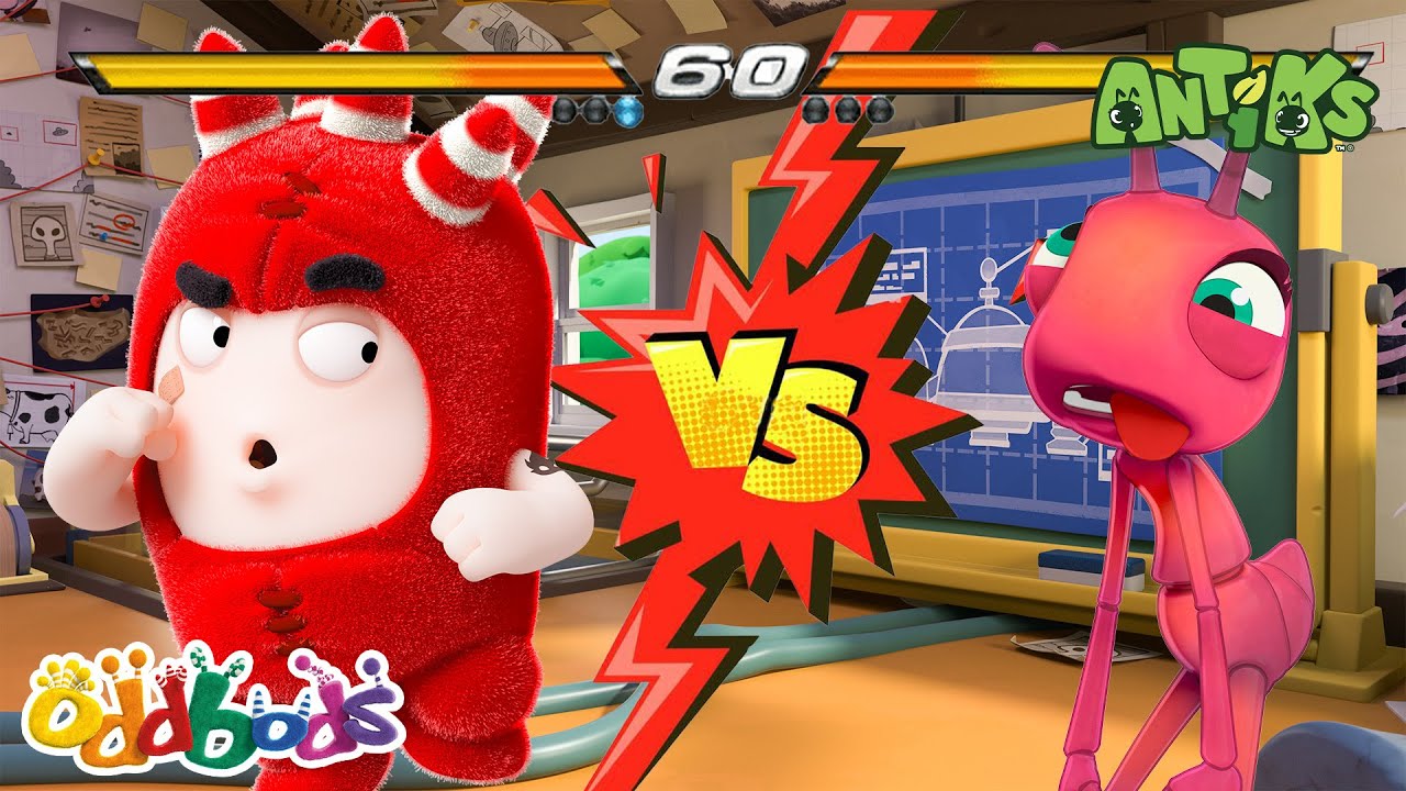 Pertemuan Super Lucu Oddbods & ANTIKS | Kartun Lucu Kocak | @OddbodsIndonesia | ​Kartun Anak-Anak ​