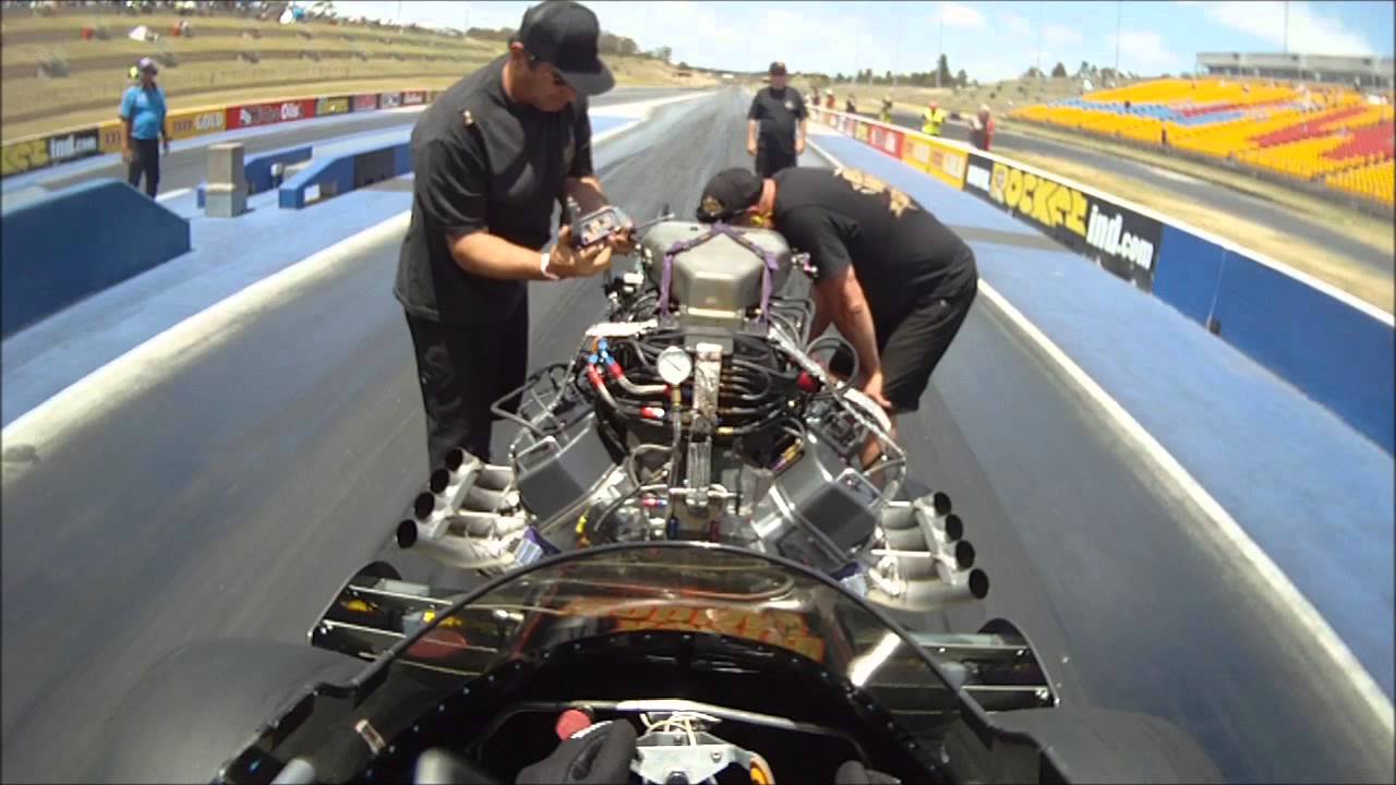 Black Widow Nostalgia Top Fuel Dragster Onboard Peter Byrne