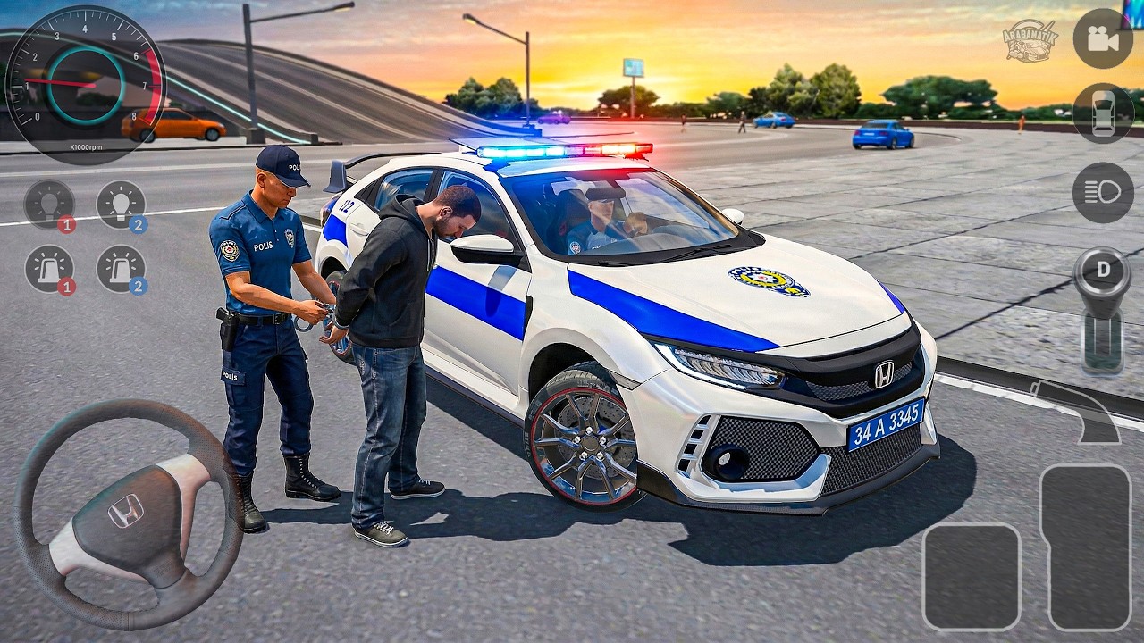 Honda Civic T&uuml;rk Polis Arabası S&uuml;r&uuml;ş Oyunu - Devriye: T&uuml;rk Polis Oyunu 2026 #240 - Android GamePlay