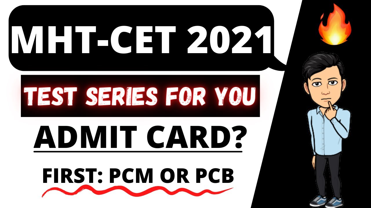 MHT CET 2021 🔥 MHT-CET 2021 Admit Card? |  Exam Date or Postponed? 🔥 Test Series for #mhtcet2021 ❤️