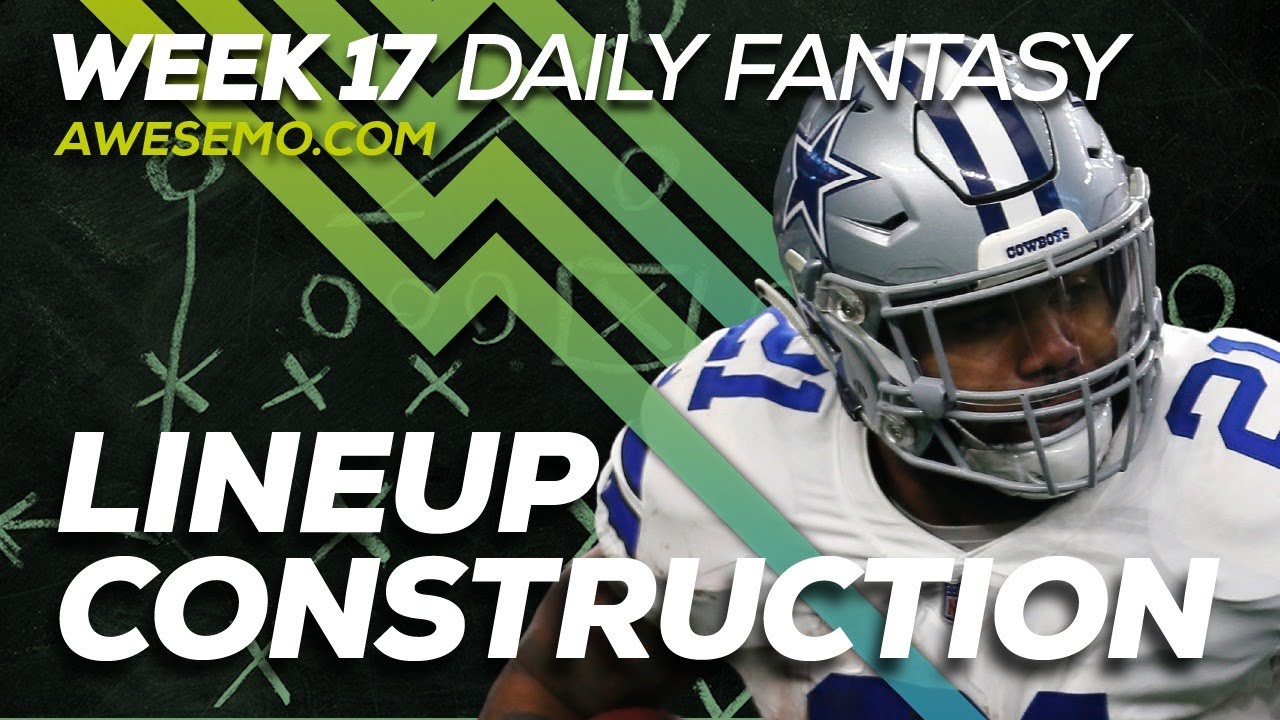 NFL DFS Strategy - Week 17 Lineup Construction - Awesemo.com