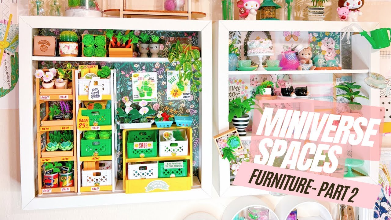MiniVerse SPACES FURNITURE Part 2 - Unboxing & Displaying