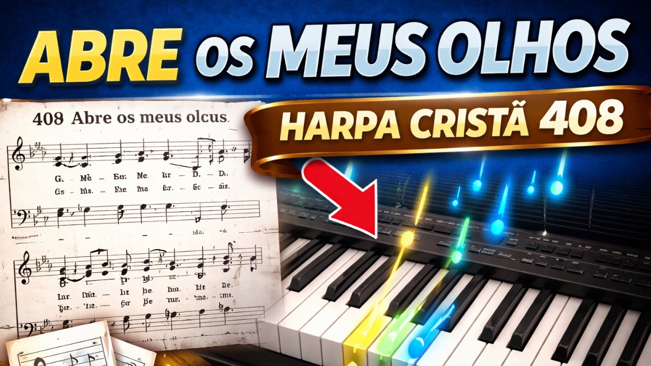 Abre os Meus Olhos Harpa Cristã 408 Partitura