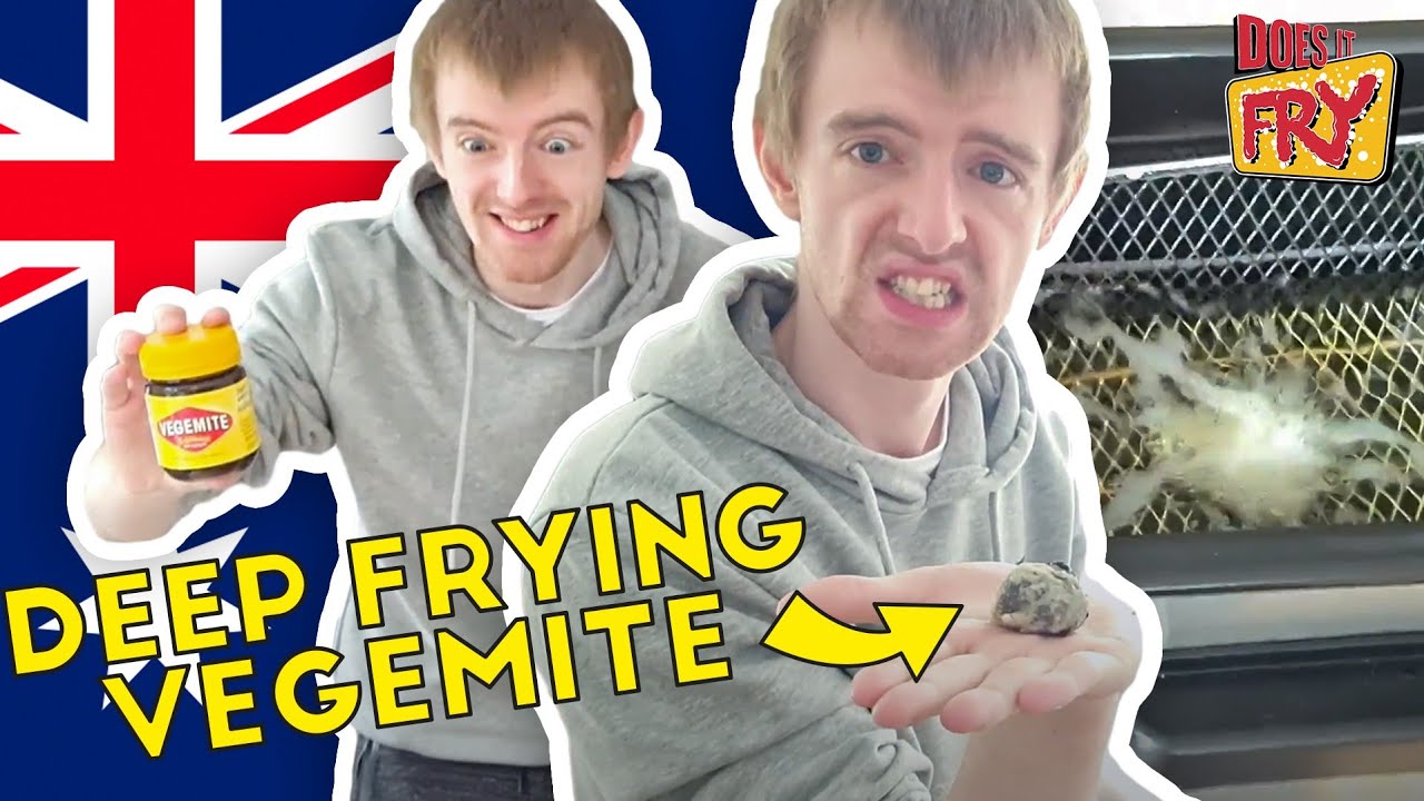 SCOTTISH GUY DEEP FRIES VEGEMITE!!! | Does It Fry?