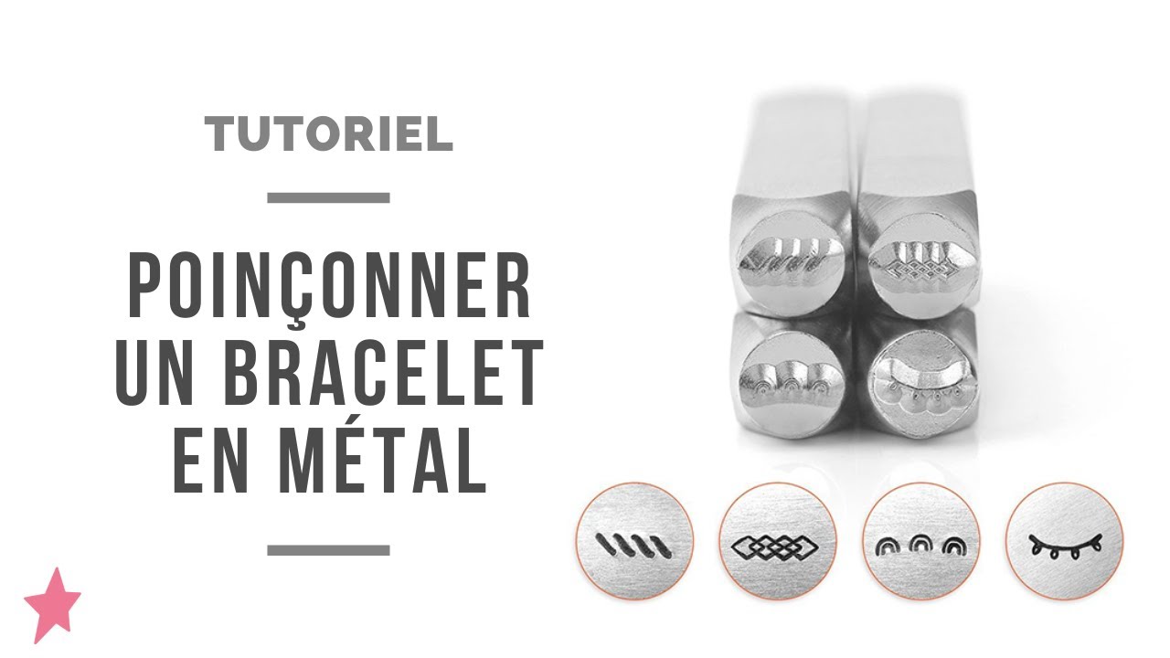 Comment poinçonner un bracelet en métal pour personnaliser un bijou  / Technique 🌟