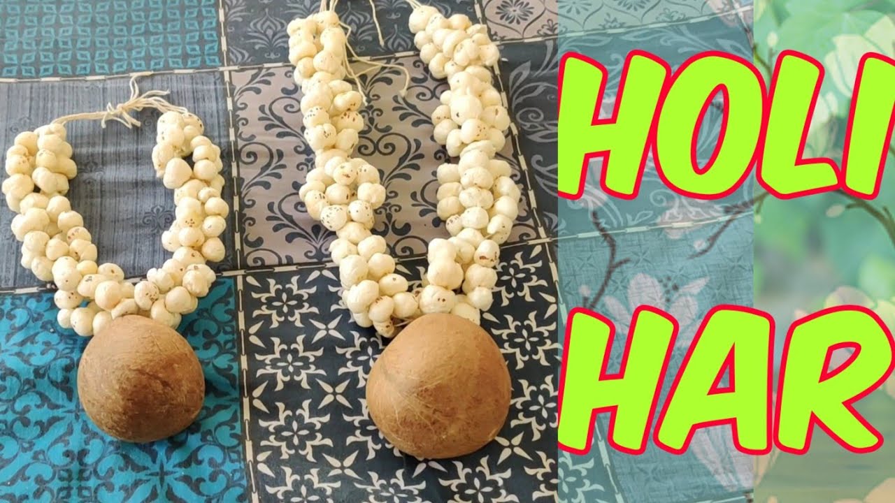Holi Har-Bazar jaisi Dryfruit mala ghar pe banayen! Art&Craft Decorative Ideas