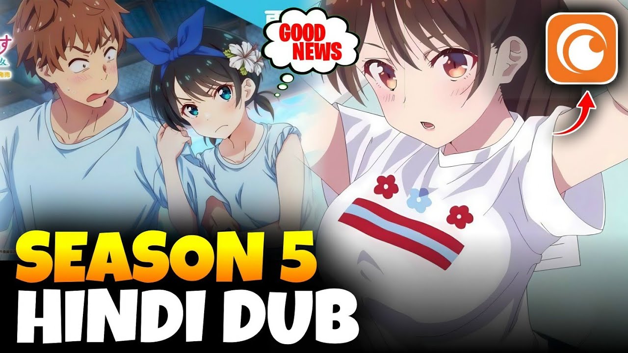 Rent A Girlfriend Season 5 EXACT Release Date Confirm🤩 | Season 5 Hindi Dub Release Date | Hindi Dub