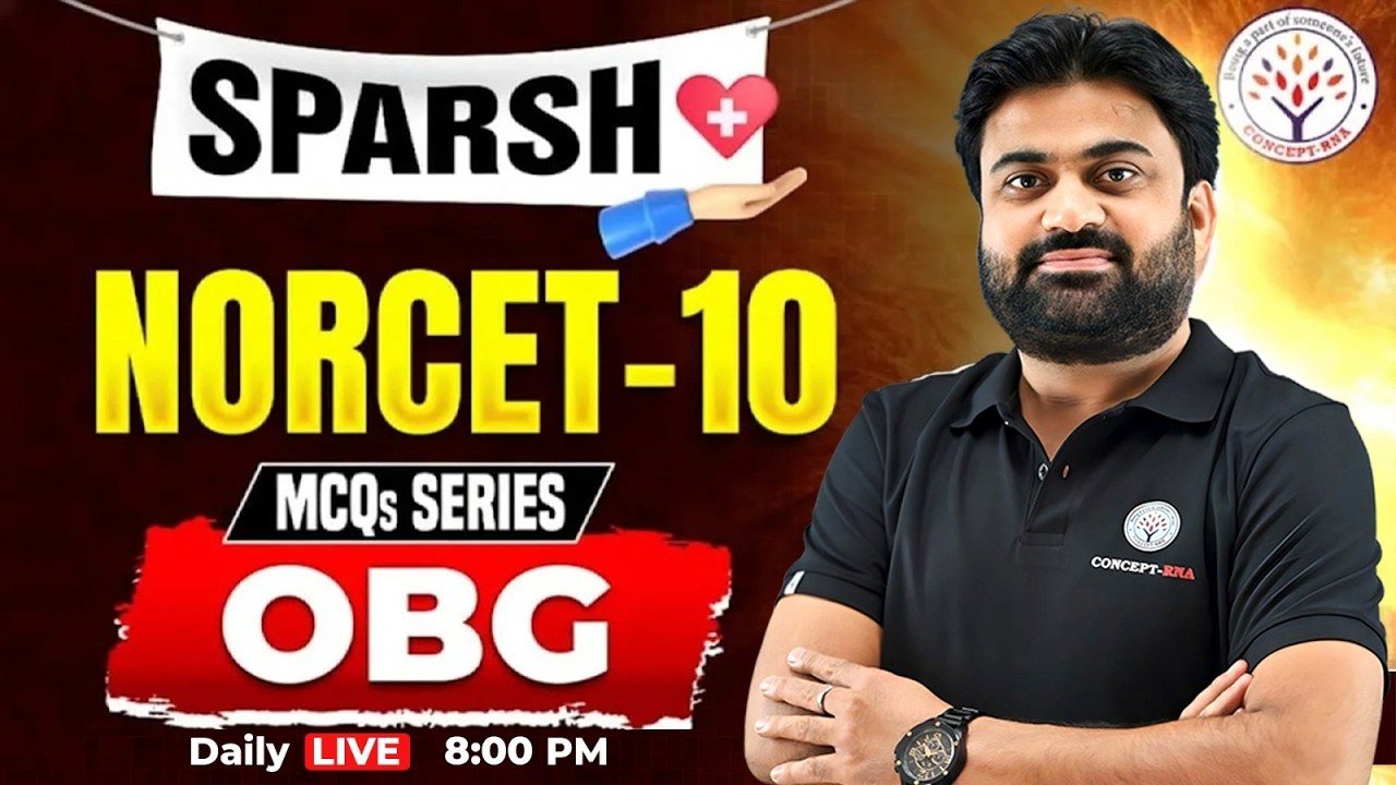 OBG MCQ Questions for NORCET | OBG Nursing Classes | NORCET Preparation 2026 | Harshit Sir