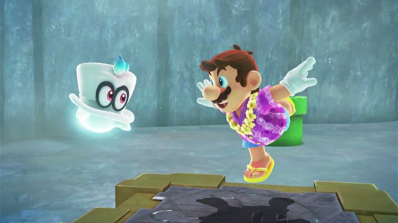 Super Mario Odyssey Part 4 - Snow Race, a Birds Lunch and a Dragon Breathing Lightning