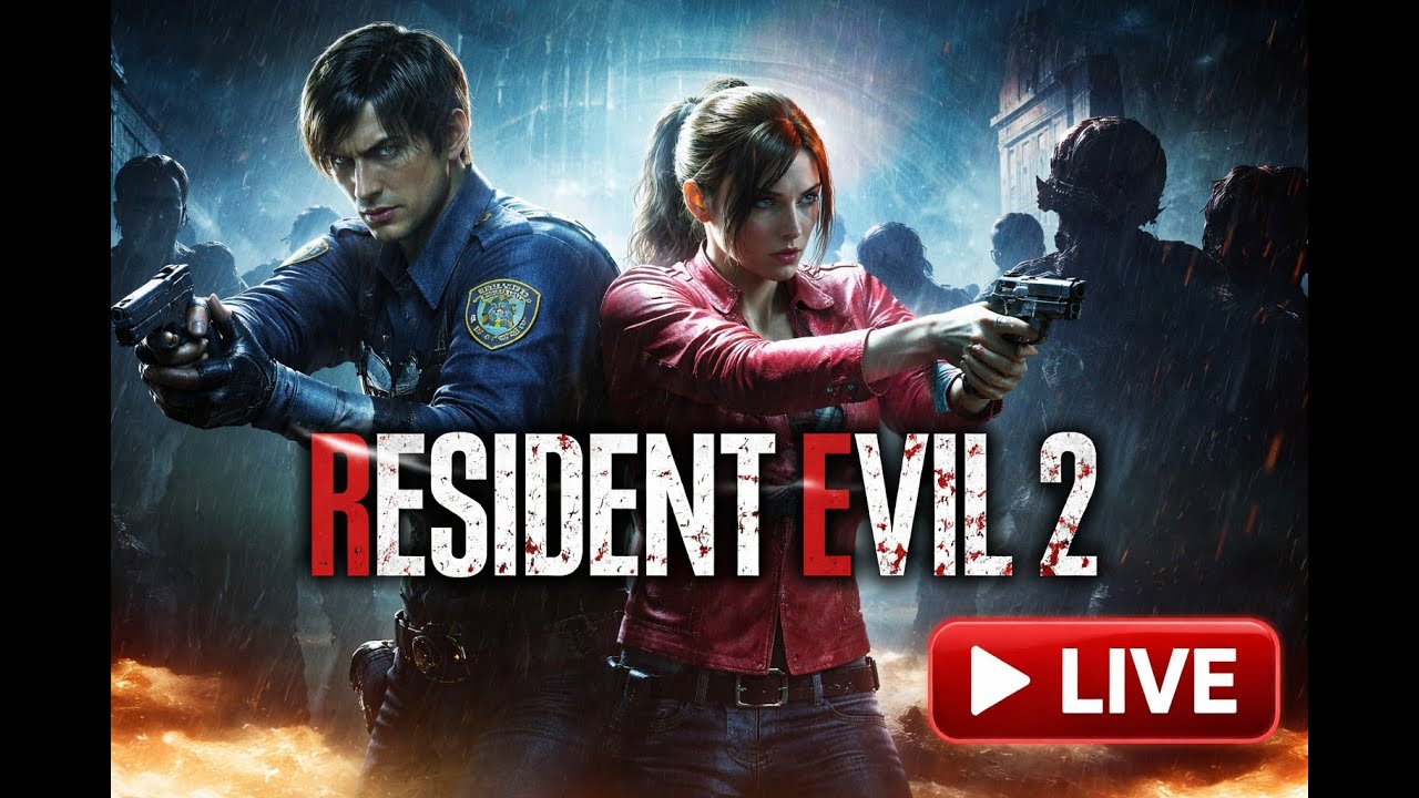🚨 Resident Evil 2 LIVE | First Playthrough HINDI #gaminglive #residentevil2 #hindi