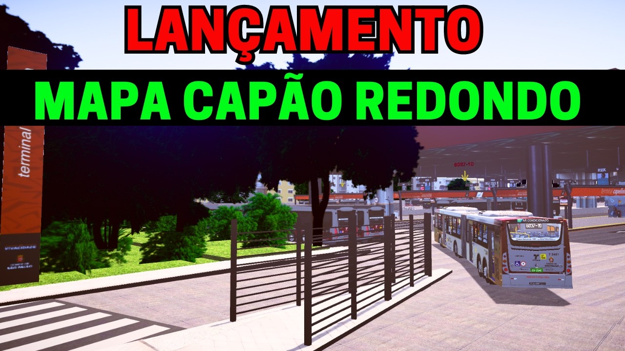 🔴Gameplay Novo Mod Mapa Capão Redondo 100% Realista | Linha 6037 JD Mitsutani | Proton Bus Simulator