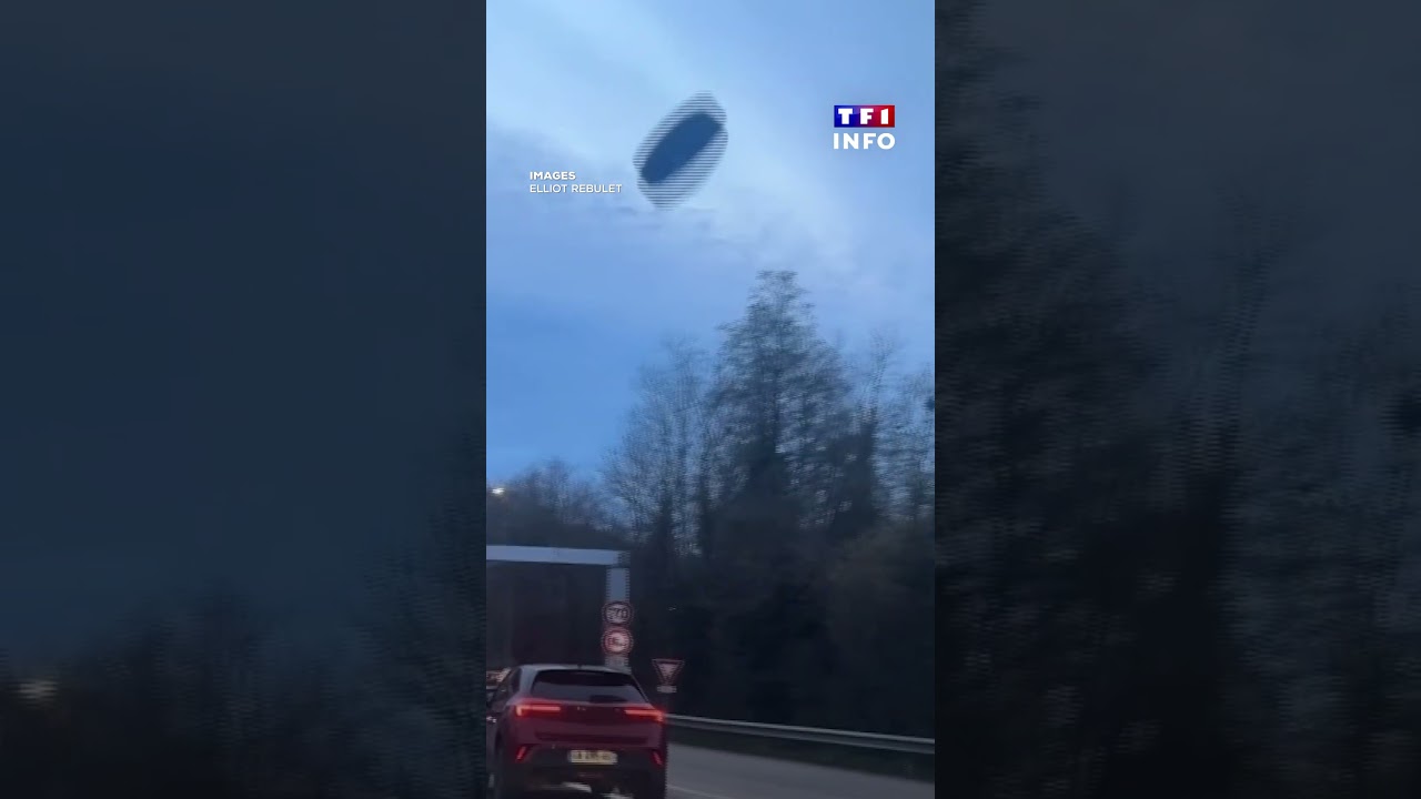 Grande frayeur : un pneu en roue libre sur une voie rapide !｜TF1 INFO