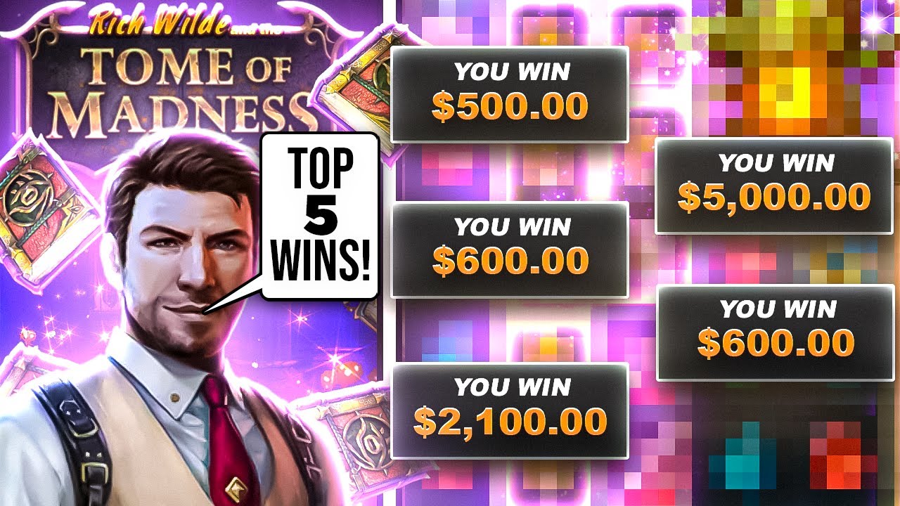 Our TOP 5 BIGGEST wins on tome of madness!