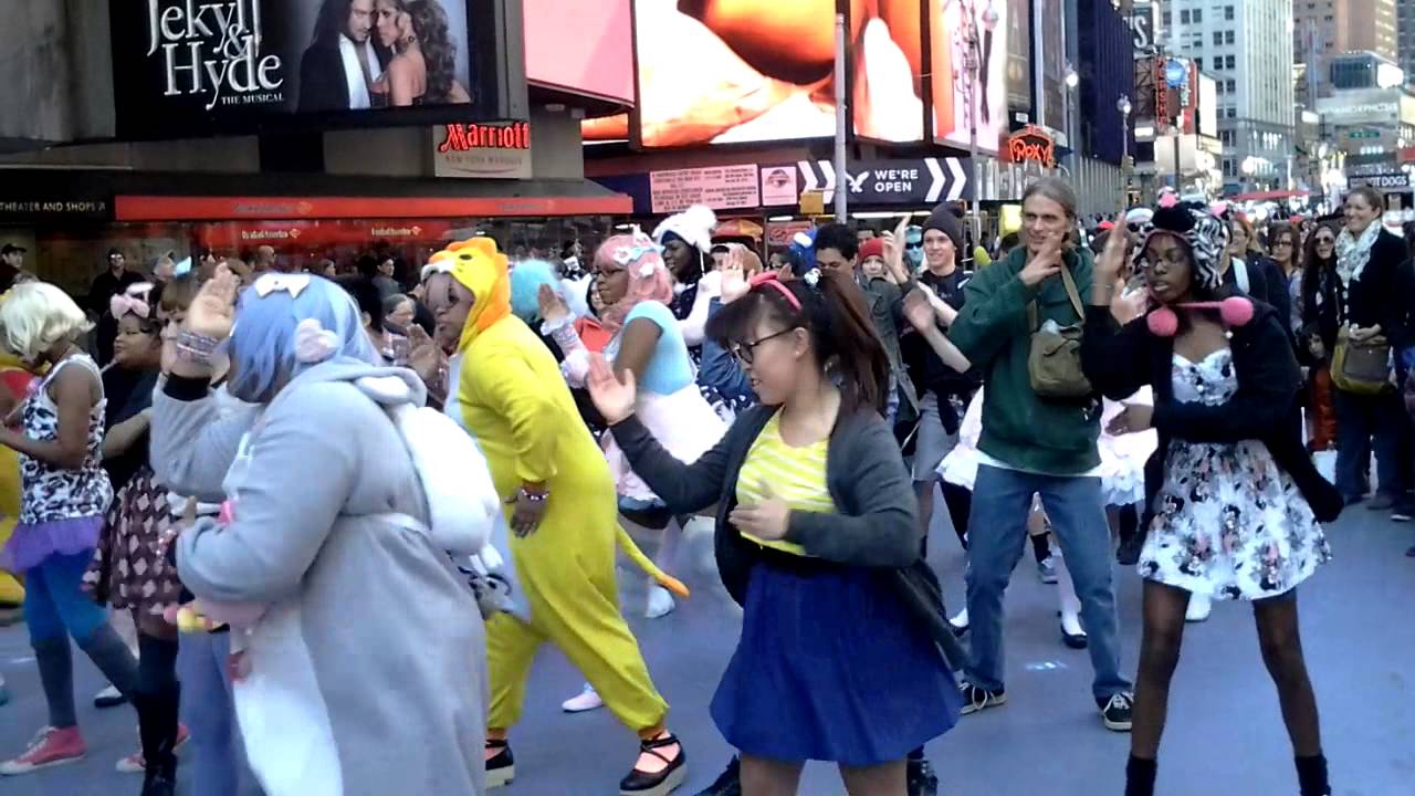 Tsukema Tsukeru Flashmob in New York