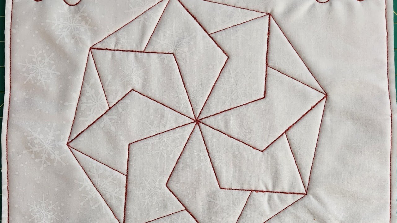 CONTINUOUS DIAMONDS LAUNCH WITH SEW STEADY  & DECEMBER TABLE TOPPER WITH KATHY CLAWSON