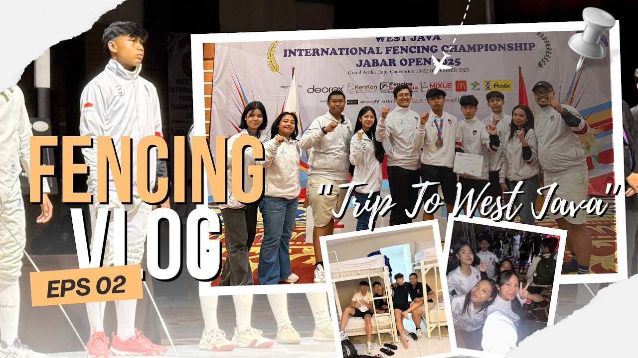 Keseruan Hari Kedua! Pertandingan Padat di West Java Fencing Championship – Eps 2
