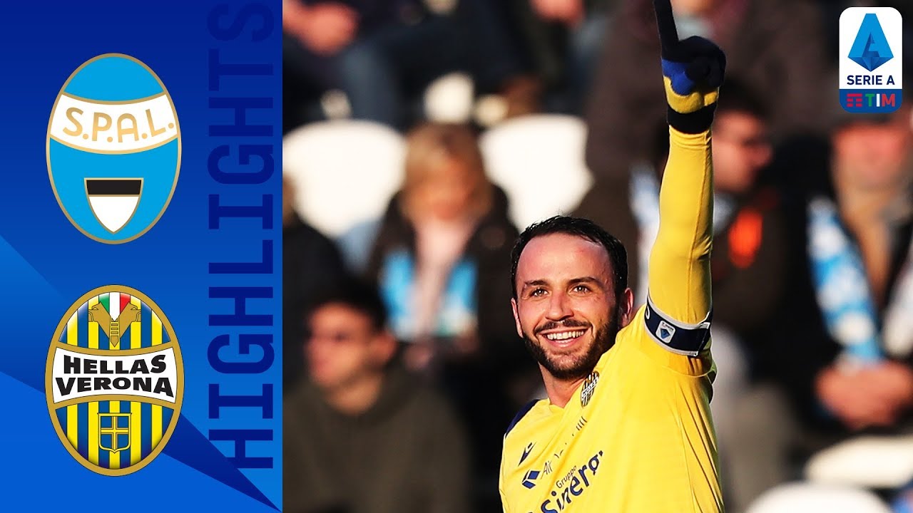 SPAL 0-2 Hellas Verona |  Pazzini and Stępiński score agains 10 man SPAL | Serie A TIM