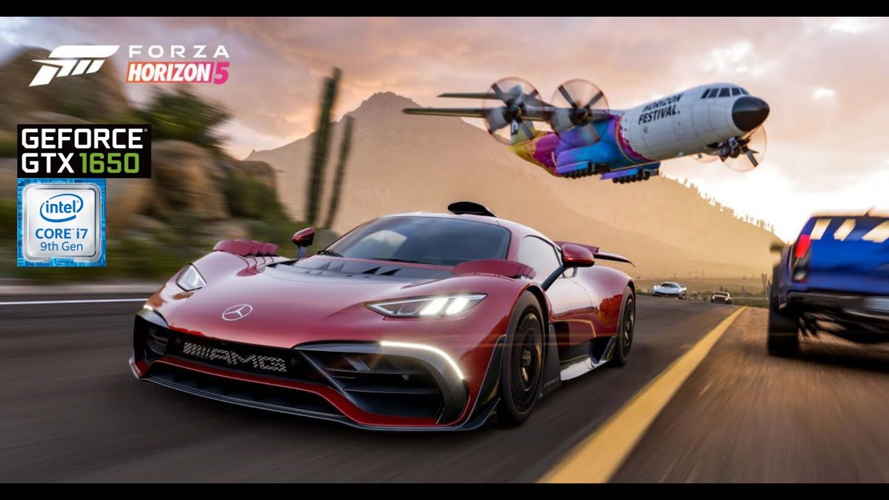 Forza Horizon 5 (High Settings) - Acer Nitro 5 [i7-9750H, 16GB, GTX 1650)