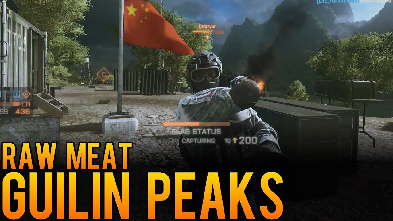 Raw Meat - Guilin Peaks AUG A3 Gameplay (60-15) - Battlefield 4 (BF4)