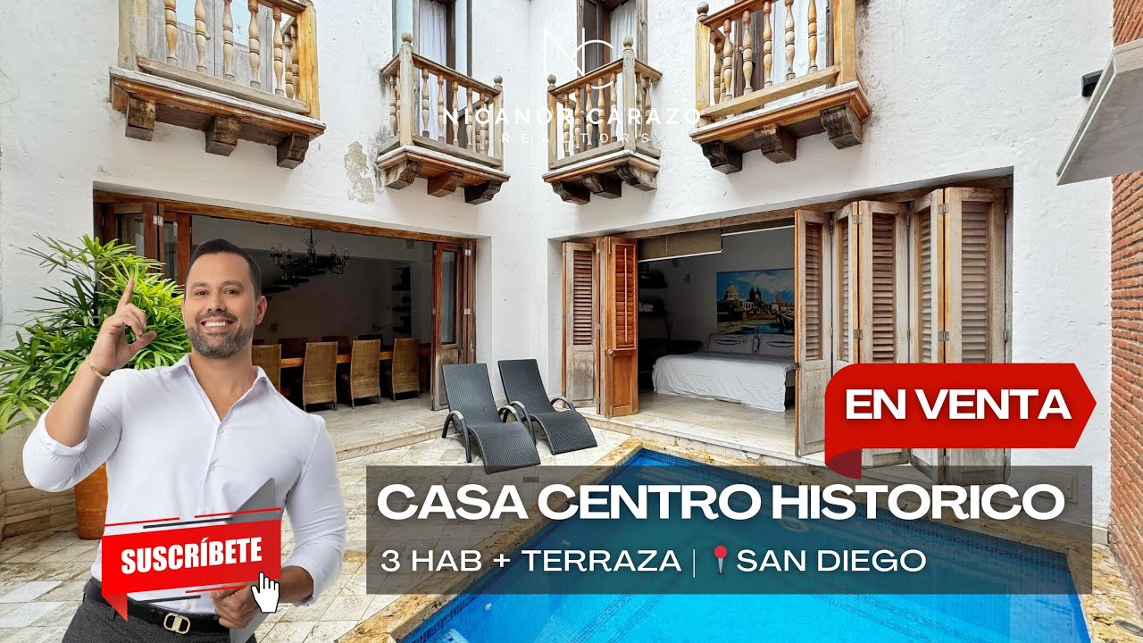 🍷 ¡VENTA! Casa en CENTRO HISTORICO con Cava de Vino y Terraza en el corazón de #Cartagena 🏡