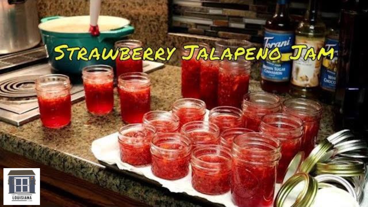 Homemade Strawberry Jalapeno Jam:  From Garden to Jar