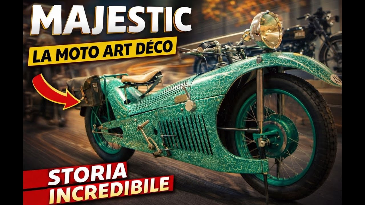 Majestic: la moto Art Déco che sfidò il futuro | Ruote di Storia