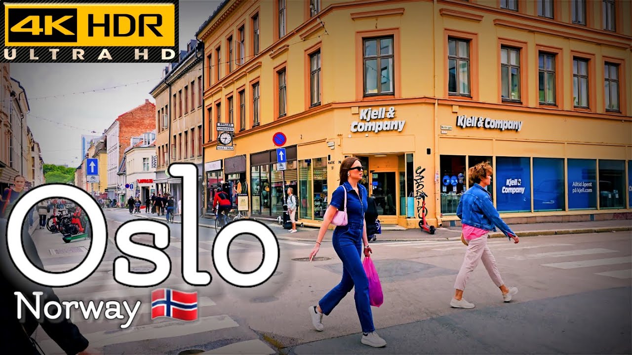 👣Walk with Me in Oslo | Markveien | 4K HDR | June 2024👣