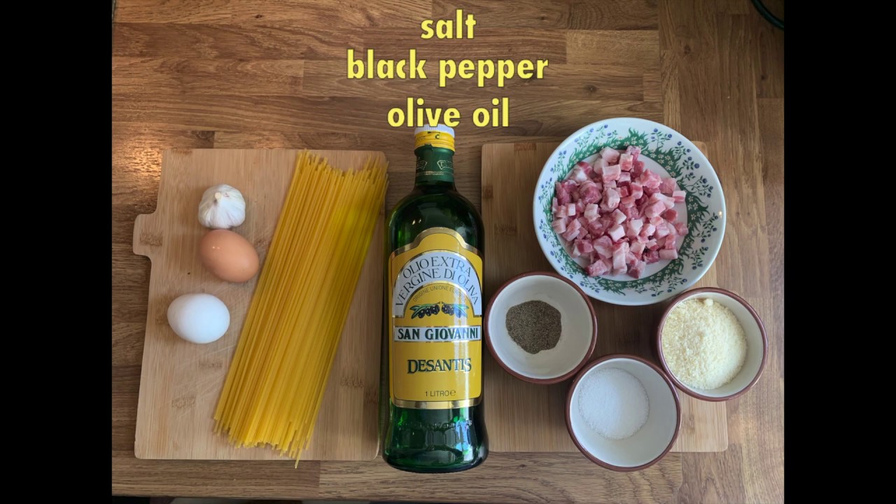 SPAGHETTI CARBONARA RECIPE