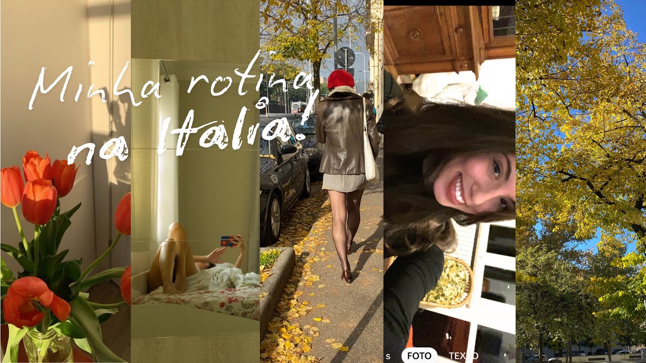 Minha rotina na Itália!