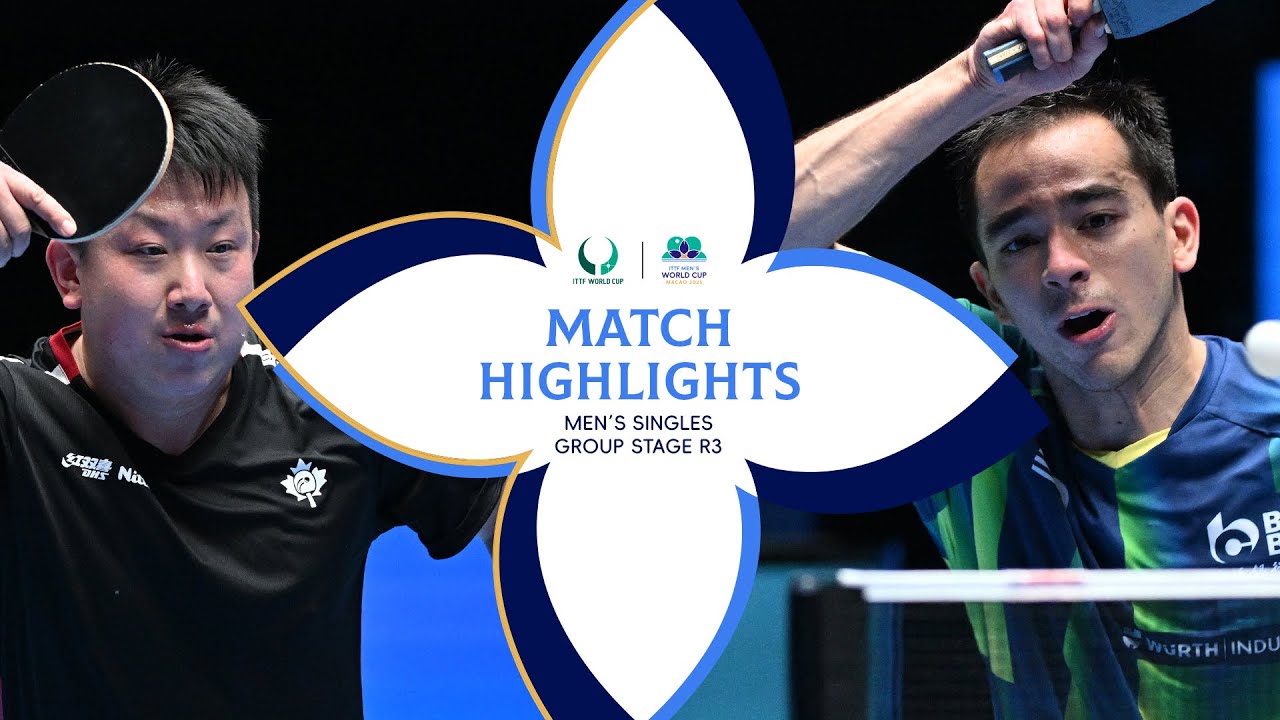 Eugene Wang vs Hugo Calderano | Match Highlights | #ITTFWORLDCUP 2025
