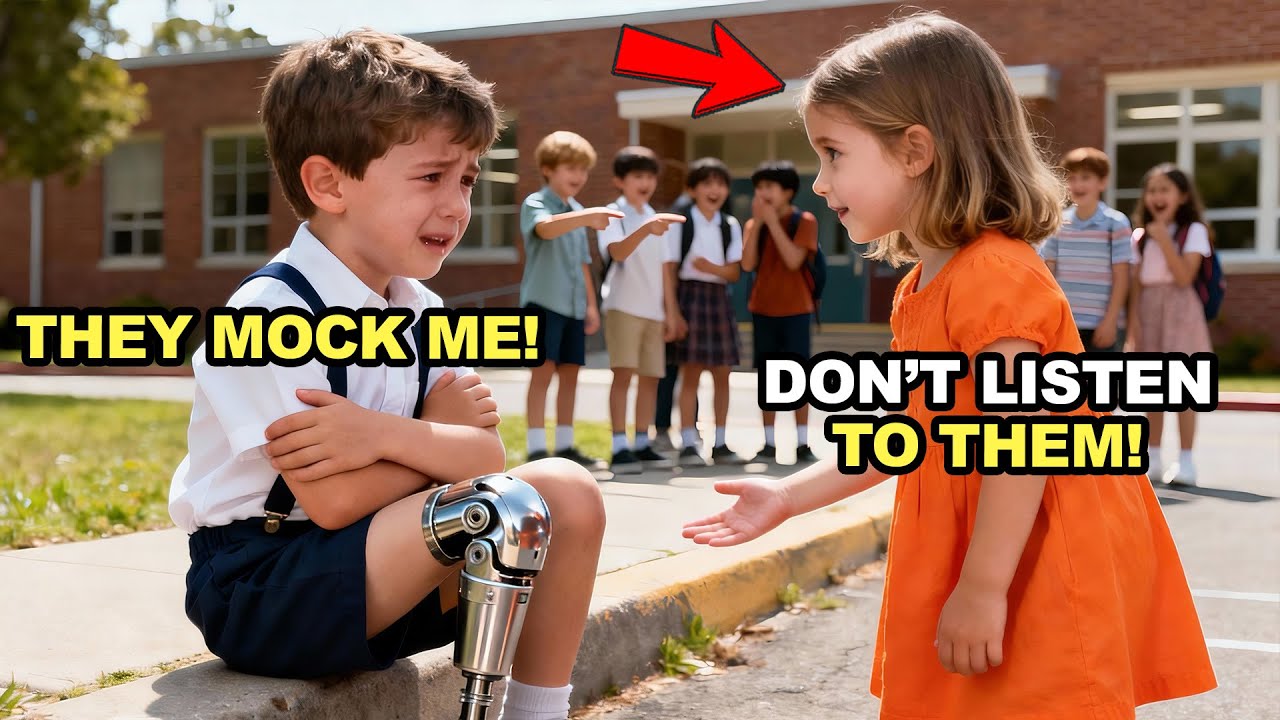 NO ONE PLAYED WITH A BILLIONAIRE’S ONE-LEGGED SON — UNTIL A POOR GIRL SHARED A SECRET